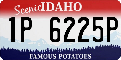 ID license plate 1P6225P