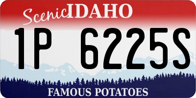 ID license plate 1P6225S