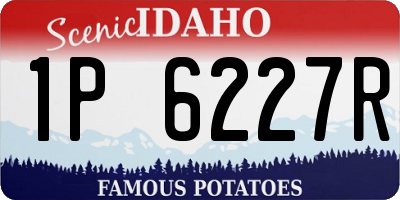 ID license plate 1P6227R