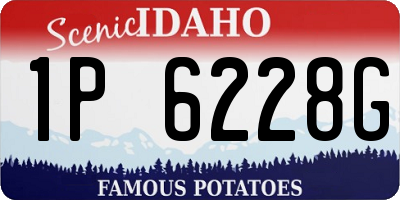 ID license plate 1P6228G