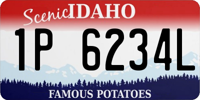 ID license plate 1P6234L