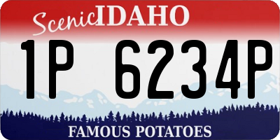 ID license plate 1P6234P