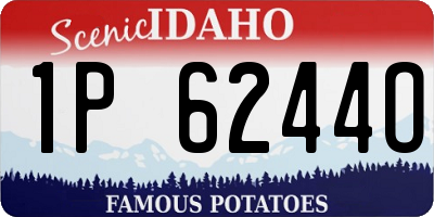 ID license plate 1P6244O