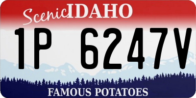 ID license plate 1P6247V