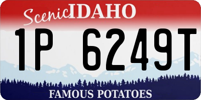 ID license plate 1P6249T