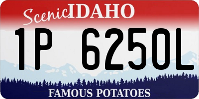ID license plate 1P6250L