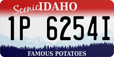 ID license plate 1P6254I
