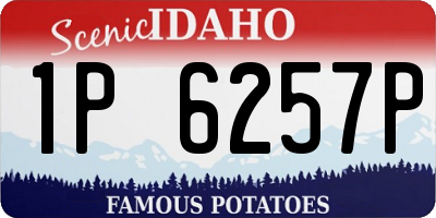 ID license plate 1P6257P
