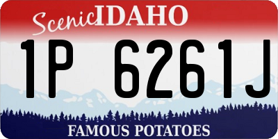 ID license plate 1P6261J
