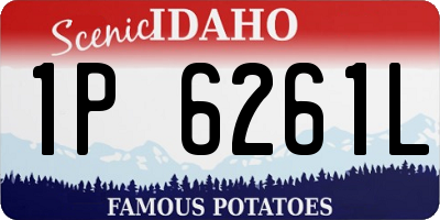 ID license plate 1P6261L