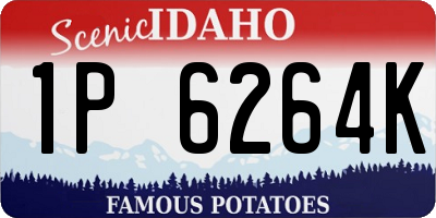 ID license plate 1P6264K