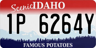 ID license plate 1P6264Y