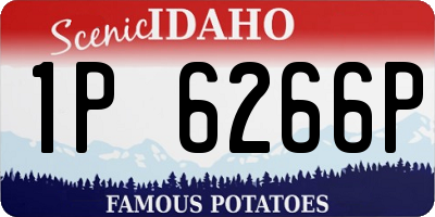 ID license plate 1P6266P