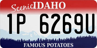 ID license plate 1P6269U