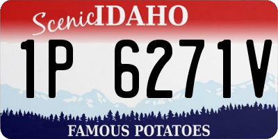 ID license plate 1P6271V