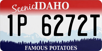 ID license plate 1P6272T