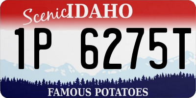 ID license plate 1P6275T