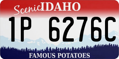 ID license plate 1P6276C
