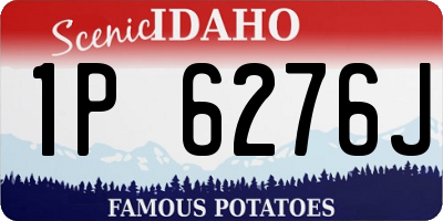 ID license plate 1P6276J