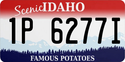 ID license plate 1P6277I