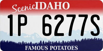 ID license plate 1P6277S