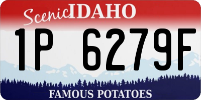 ID license plate 1P6279F