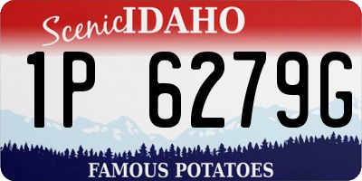ID license plate 1P6279G