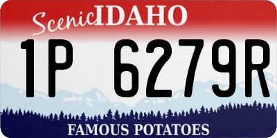 ID license plate 1P6279R