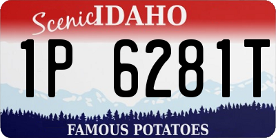 ID license plate 1P6281T