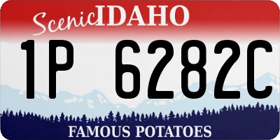 ID license plate 1P6282C