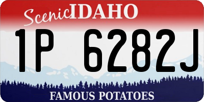 ID license plate 1P6282J