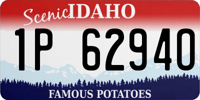 ID license plate 1P6294O