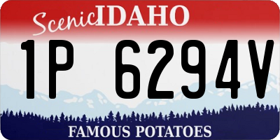 ID license plate 1P6294V