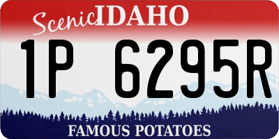 ID license plate 1P6295R