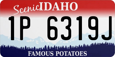 ID license plate 1P6319J