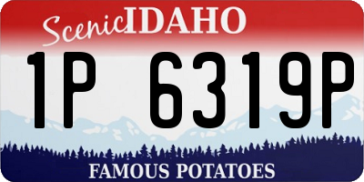ID license plate 1P6319P