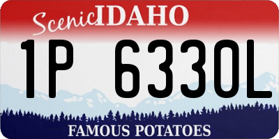 ID license plate 1P6330L