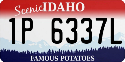 ID license plate 1P6337L