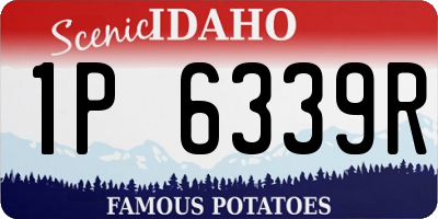 ID license plate 1P6339R