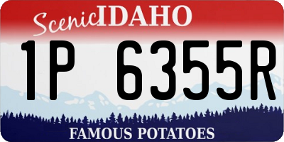 ID license plate 1P6355R