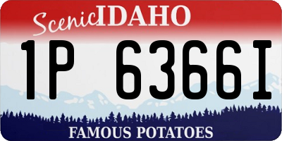 ID license plate 1P6366I