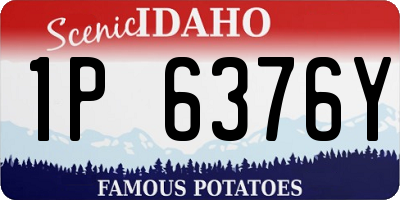 ID license plate 1P6376Y