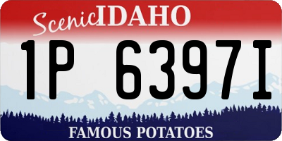 ID license plate 1P6397I