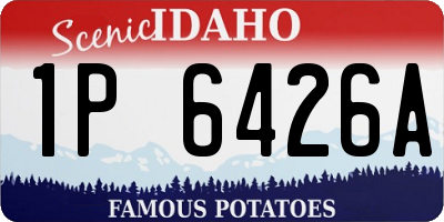 ID license plate 1P6426A