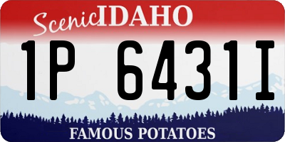 ID license plate 1P6431I