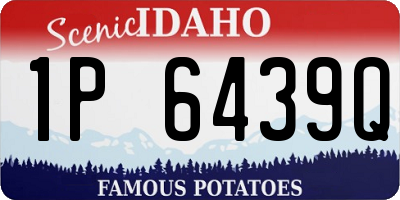 ID license plate 1P6439Q
