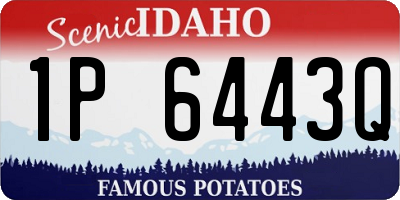 ID license plate 1P6443Q