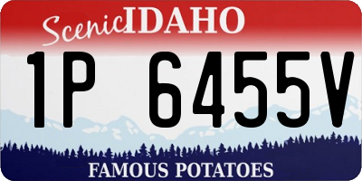 ID license plate 1P6455V