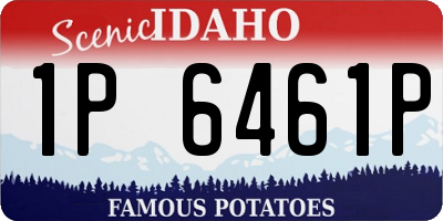 ID license plate 1P6461P