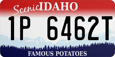 ID license plate 1P6462T